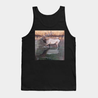 Bull Elk Reflections Tank Top